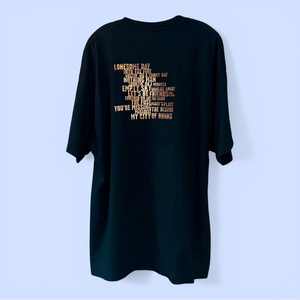 VTG Concert Tour T-shirt 2002 Bruce Springsteen "The Rising" Sz XXL - Picture 5 of 9